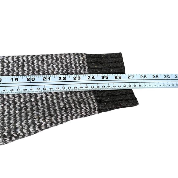 Vintage Gap 1/4 Zip Sweater Men's Large Brown Wool Blend Knit Confetti Y2K 2007 - Picture 9 of 10